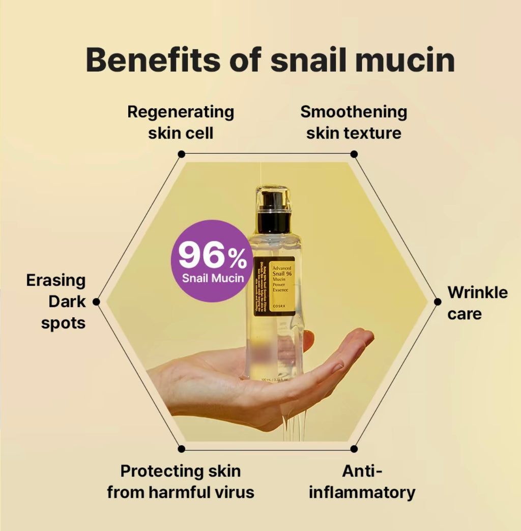 COSRX - Snail Duo Set  | Snail 92 All In One Cream + Snail 96 Mucin Power Essence | Ultimate Hydration & Repair Set