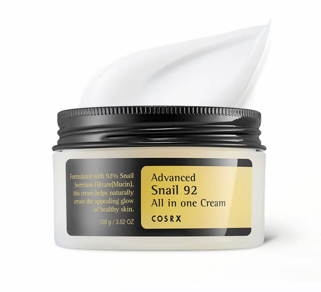 COSRX - Advanced Snail 92 All In One Cream (100g) | Deep Hydration & Skin Barrier Repair Moisturer